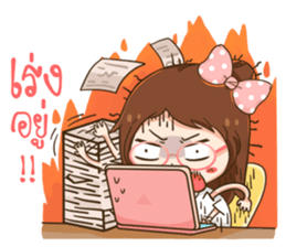 NomYen - Salary Girl sticker #10795190