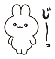 Soft and fat rabbit sticker #10795437