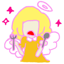 Cute Angel. sticker #10796269