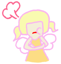 Cute Angel. sticker #10796278