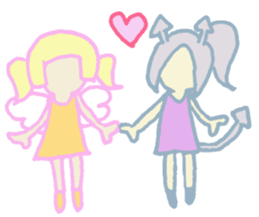 Cute Angel. sticker #10796280