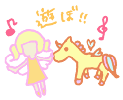 Cute Angel. sticker #10796282