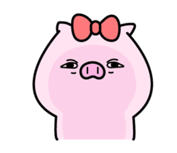 The pig which is invective sticker #10796696