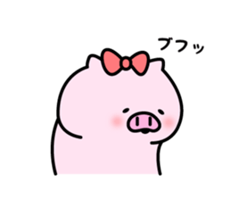 The pig which is invective sticker #10796700