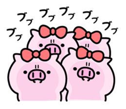 The pig which is invective sticker #10796702