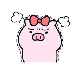 The pig which is invective sticker #10796703