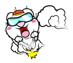 Holland Lop USAMARON & KAMEKITI sticker #10796784