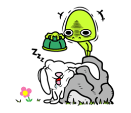 Holland Lop USAMARON & KAMEKITI sticker #10796786