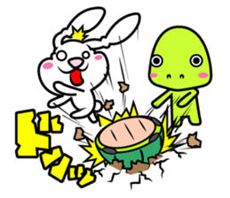 Holland Lop USAMARON & KAMEKITI sticker #10796789