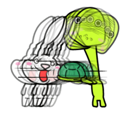 Holland Lop USAMARON & KAMEKITI sticker #10796793