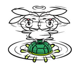 Holland Lop USAMARON & KAMEKITI sticker #10796794