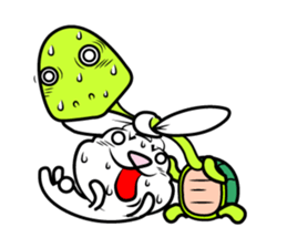 Holland Lop USAMARON & KAMEKITI sticker #10796795