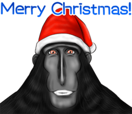 black macaque monkey Sticker sticker #10797133