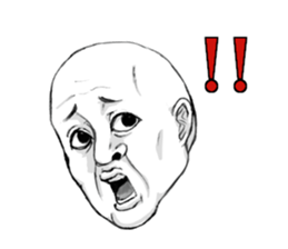 kiyaji's strange faces sticker #10797833