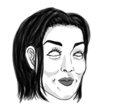 kiyaji's strange faces sticker #10797843