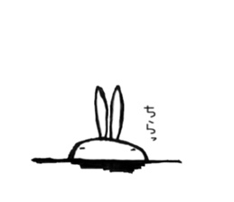 Usausausa rabbit sticker #10798029