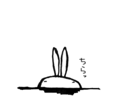 Usausausa rabbit sticker #10798029
