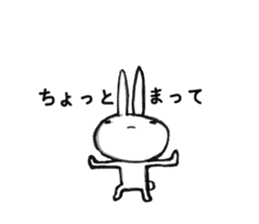 Usausausa rabbit sticker #10798030
