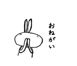 Usausausa rabbit sticker #10798035