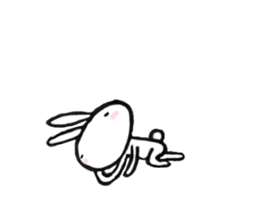 Usausausa rabbit sticker #10798040