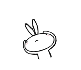 Usausausa rabbit sticker #10798043
