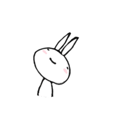 Usausausa rabbit sticker #10798048