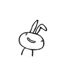 Usausausa rabbit sticker #10798049