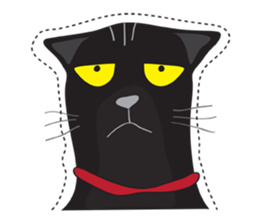Bad Maew Black Cat sticker #10798195