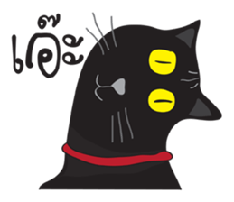 Bad Maew Black Cat sticker #10798201