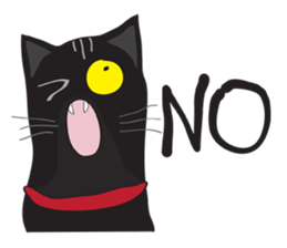 Bad Maew Black Cat sticker #10798209