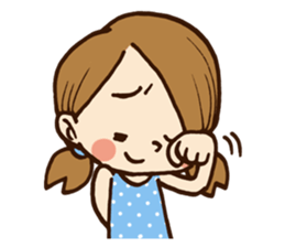 Every Day Cute Girl 1 sticker #10798232