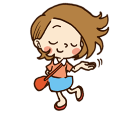 Every Day Cute Girl 1 sticker #10798235