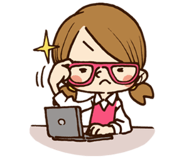 Every Day Cute Girl 1 sticker #10798242