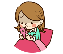 Every Day Cute Girl 1 sticker #10798253