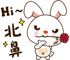 Baby baby rabbit turtle love story sticker #10798300