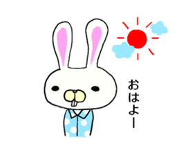 THe rabbit which is drooping eyes sticker #10798856