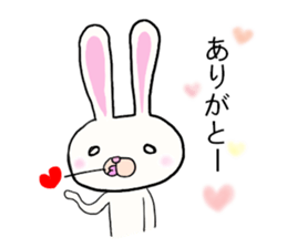 THe rabbit which is drooping eyes sticker #10798860