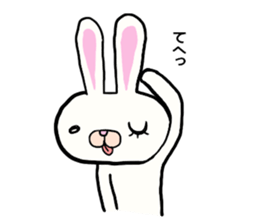 THe rabbit which is drooping eyes sticker #10798862