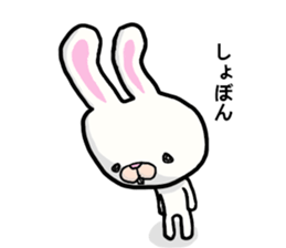 THe rabbit which is drooping eyes sticker #10798867