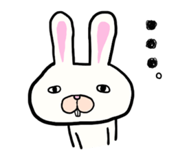 THe rabbit which is drooping eyes sticker #10798870