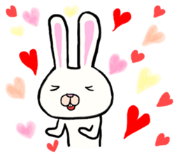 THe rabbit which is drooping eyes sticker #10798872