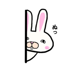 THe rabbit which is drooping eyes sticker #10798875