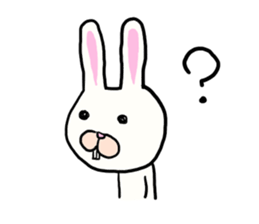 THe rabbit which is drooping eyes sticker #10798878