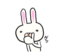 THe rabbit which is drooping eyes sticker #10798882