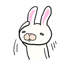 THe rabbit which is drooping eyes sticker #10798883