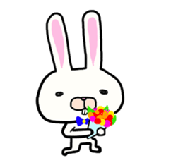 THe rabbit which is drooping eyes sticker #10798886