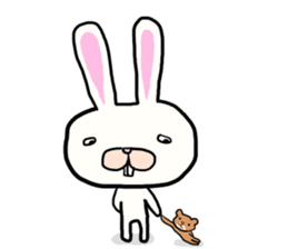 THe rabbit which is drooping eyes sticker #10798888