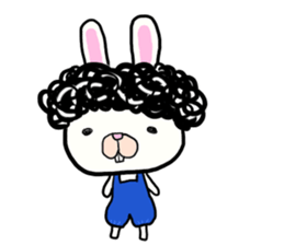 THe rabbit which is drooping eyes sticker #10798889