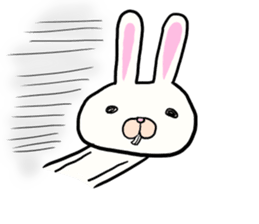THe rabbit which is drooping eyes sticker #10798891