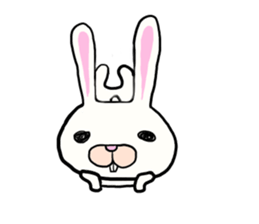 THe rabbit which is drooping eyes sticker #10798892